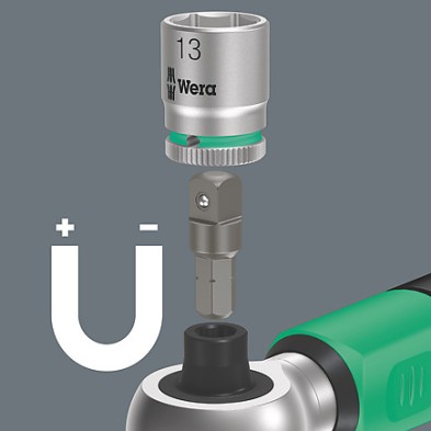 Llave dinamométrica Safe-Torque A 2 con arrastre hexagonal de 1/4", 2-12 Nm